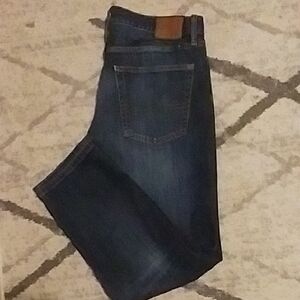 Lucky Brand Men's Dark Blue Straight Jeans